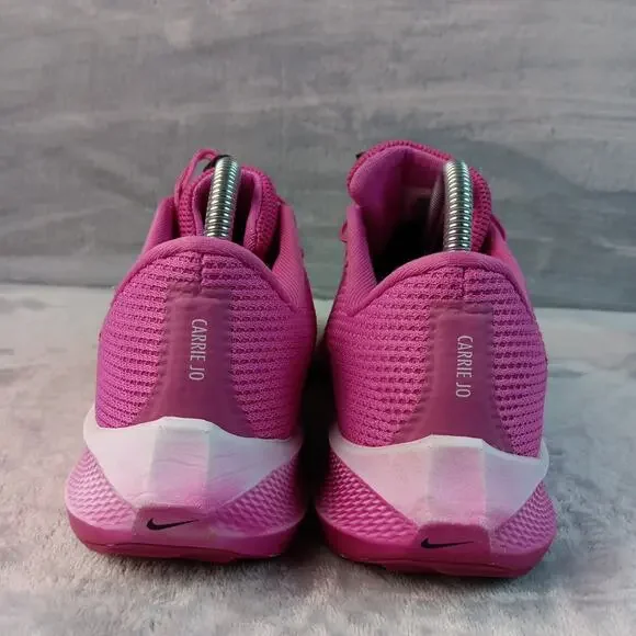 Nike Air Zoom Pegasus 40 Women’s 9 Pink White Running Shoes - Picture 5 of 12